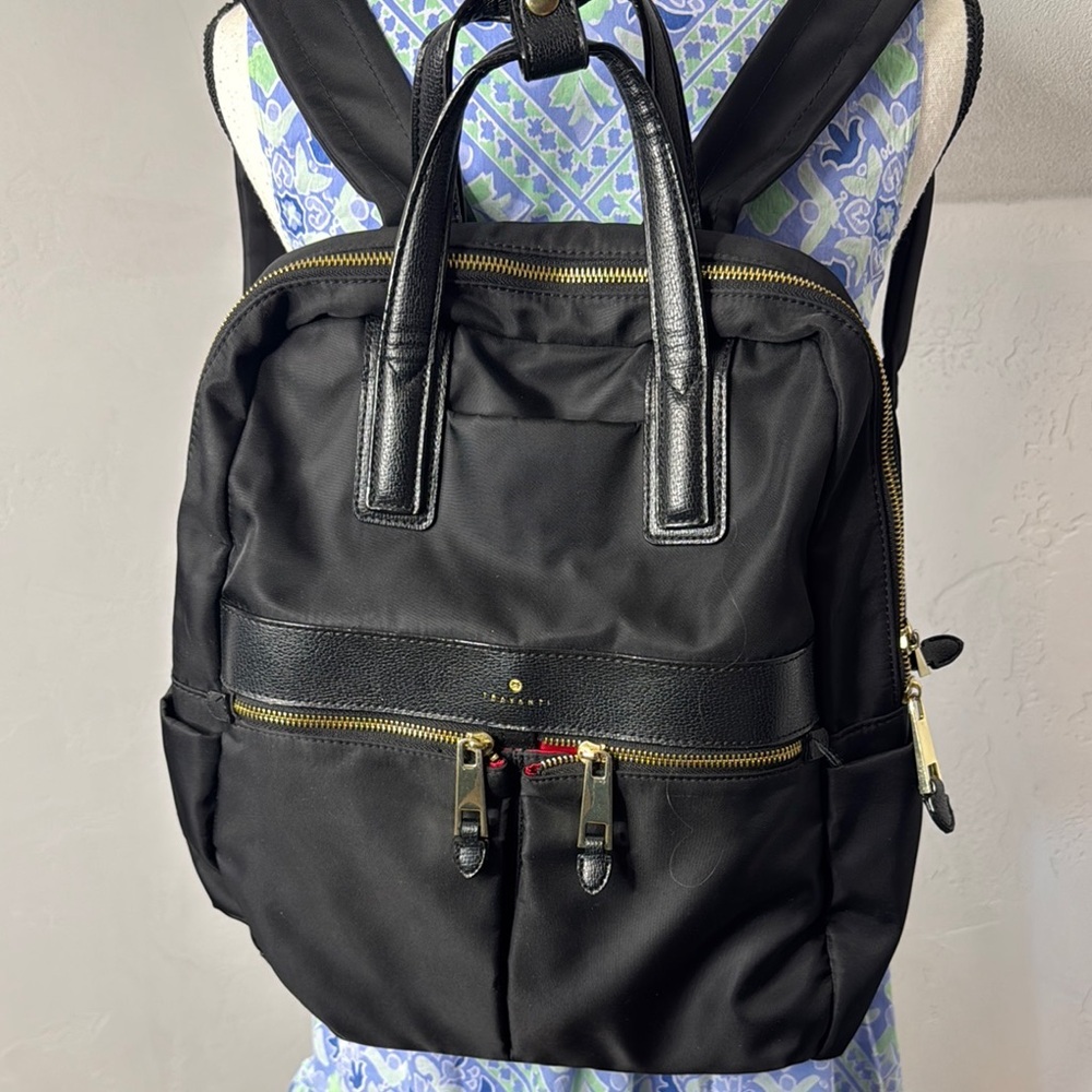 Travanti Black Nylon Lightweight Travel Computer Backpack TOT7890B - Picture 13 of 13